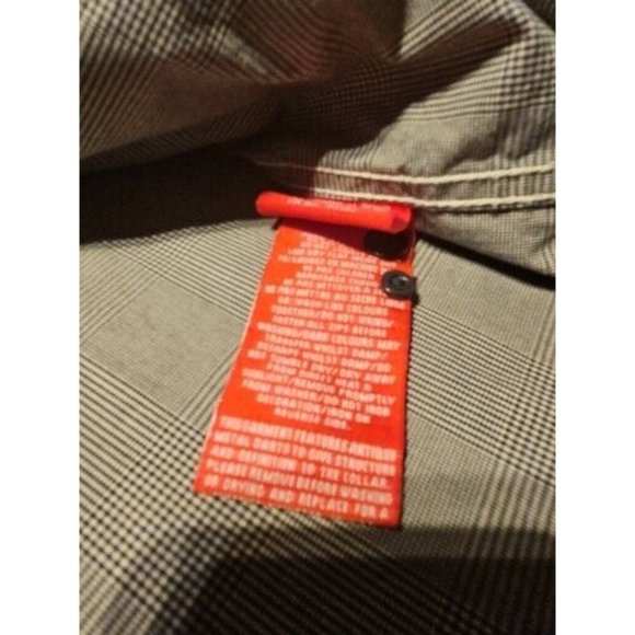 VVGC - as good as NEW, Crisp Superdry Mens Checked Shirt size S - 18inch pit-pit - Picture 8 of 9